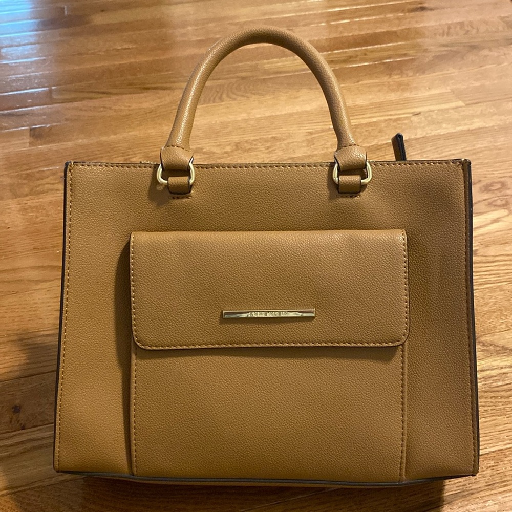 Tan handbag